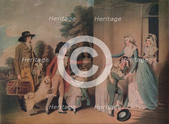 Dulce Domum or the Return from School, 1790, (1919). Artist: William Redmore Bigg