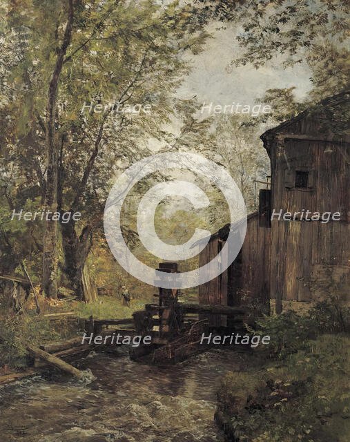 The Gosaumühle near Ischl, 1883. Creator: Emil Jakob Schindler.