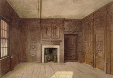 Interior view of the Compton Oak Room, Canonbury House, Islington, London, 1887. Artist: John Crowther