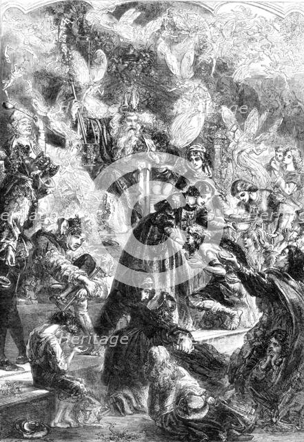 King Cheer - drawn by James Godwin, 1864. Creator: Mason Jackson.