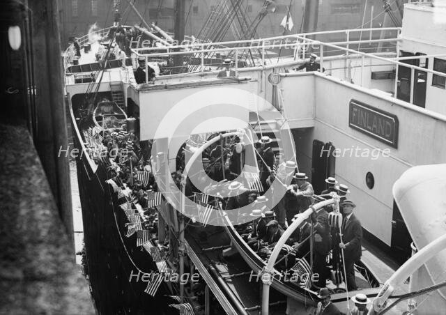 Athletes on FINLAND, 1912. Creator: Bain News Service.