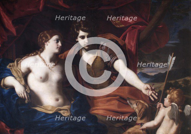 'Venus and Adonis', c1700-c1710. Artist: Carlo Cignani.