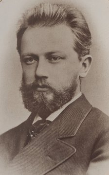 Portrait of the composer Pyotr Ilyich Tchaikovsky (1840-1893), 1874.