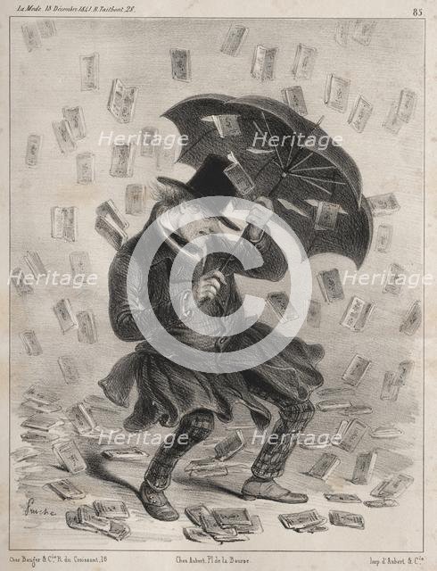 Actualités: Comment! on ne fera pas des processions pour faire changer ce temps là?...... Creator: Clémente Pruche (French, 1831-1870).