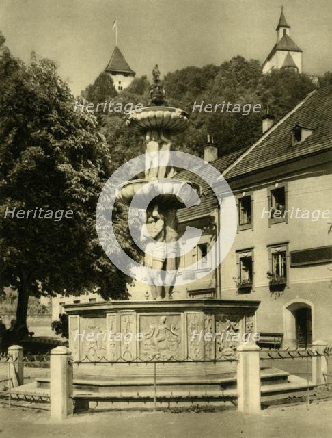 Fountain, Friesach, Austria, c1935. Creator: Unknown.