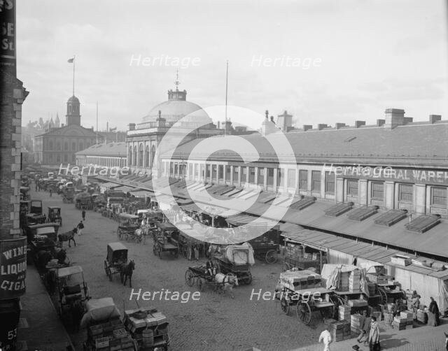 Quincy Market, Boston, Mass., c1904. Creator: Unknown.