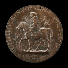 The Sultan Riding [reverse], c. 1481. Creator: Costanzo da Ferrara.