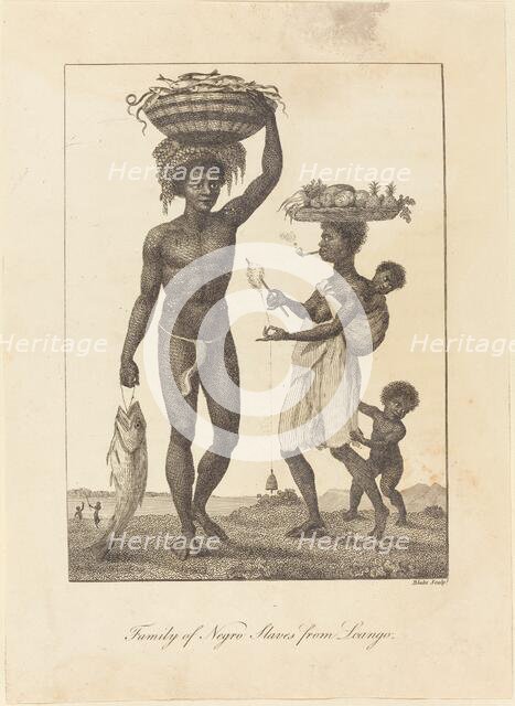 Family of Negro Slaves from Loango, 1793. Creator: William Blake.