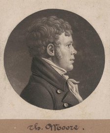 Thomas Moore, 1805. Creator: Charles Balthazar Julien Févret de Saint-Mémin.