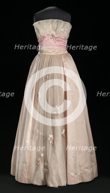 Dress designed by Ann Lowe, 1959. Creator: Ann Lowe.