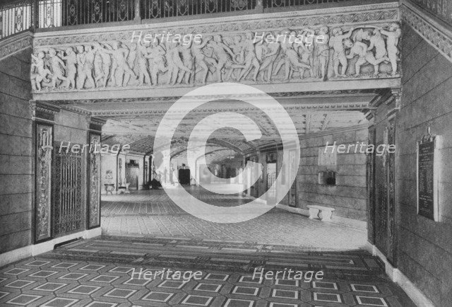 Main foyer from the entrance, Capitol Theatre, Chicago, Illinois, 1925. Artist: Unknown.