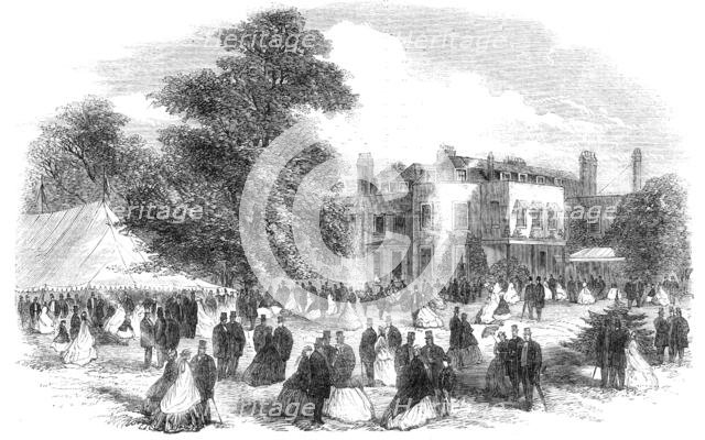 Entertainment given by Mr. Gurney Barclay, at Leytonstone...London City Mission, 1865. Creator: Unknown.