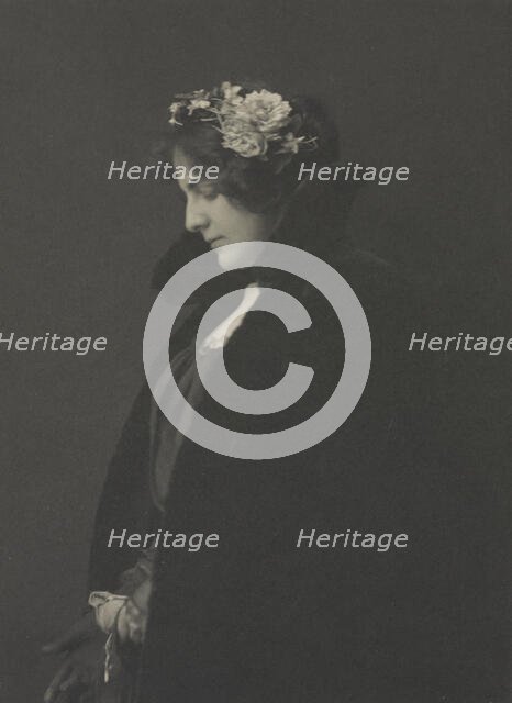 Miss Ethel Reed, (1896?). Creator: Frances Benjamin Johnston.