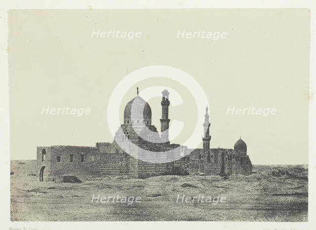 Mosquée et Tombeau des Ayoubites, Le Kaire, 1849/51, printed 1852. Creator: Maxime du Camp.