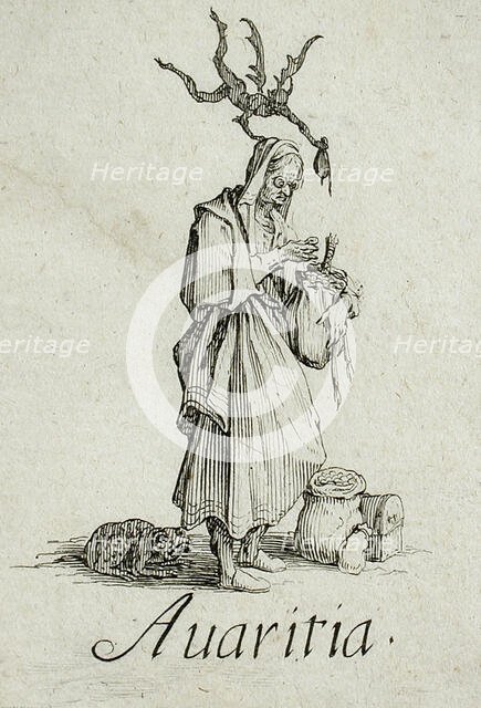 Greed, c1621. Creator: Jacques Callot.