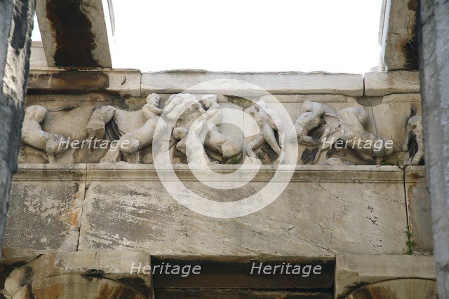 The Temple of Hephaistos in the Greek Agora in Athens, Greece. Artist: Samuel Magal