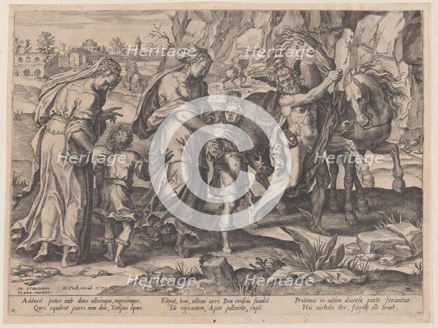 Youth, from The Course of Human Life, 1570. Creator: Pieter Furnius.