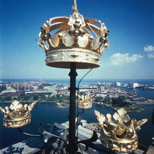 The Crown at Kalmar Castle, Kalmar, Sweden, 1972.
 Creator: Unknown.