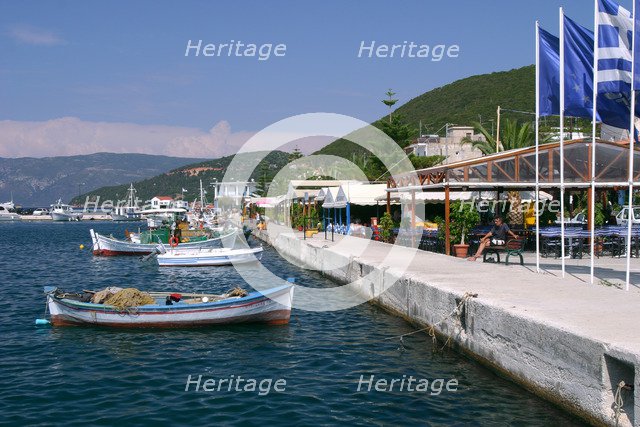 Waterfront at Sami, Kefalonia, Greece