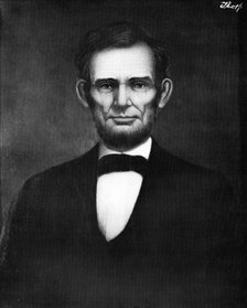 Abraham Lincoln, 16th President of the United States, (early 20th century).Artist: Freeman Thorp