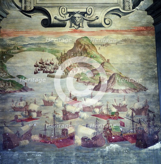 Reign of Philip II (1527-1598), 'Taking of 10 English ships on Marbella in 1563 in the care of th…