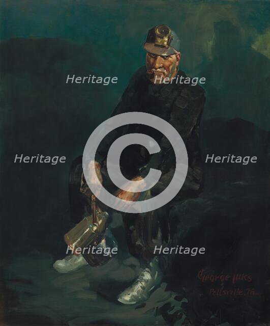 The Fire Boss, 1925. Creator: George Benjamin Luks.