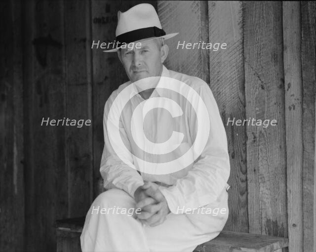 Manager of turpentine still, Georgia, 1937. Creator: Dorothea Lange.