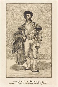 Don Mariano Camprubi (Le Bailarin), 1862. Creator: Edouard Manet.