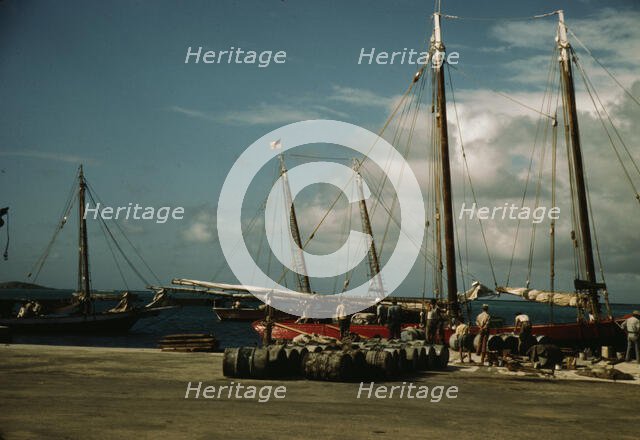 Christiansted, Saint Croix, Virgin Islands, 1941 or 1942. Creator: Jack Delano.