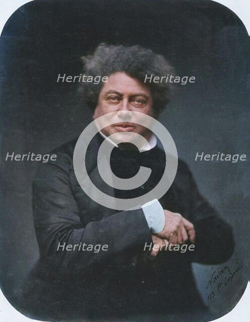 [Album Containing Photographs, Engravings, Drawings, and Publications Pertaining ..., November 1855. Creator: Nadar.