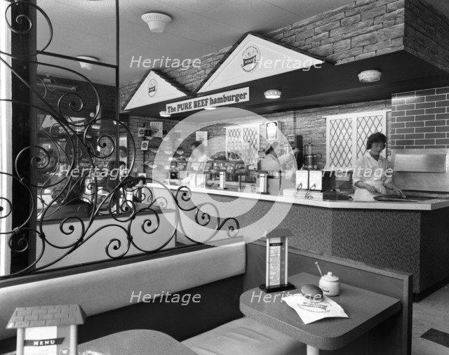 New Wimpy Bar, Barnsley, South Yorkshire, 1960. Artist: Michael Walters