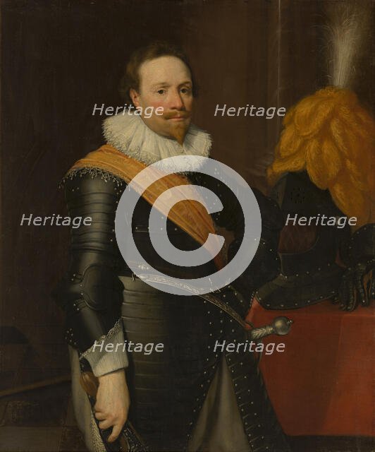Portrait of an Officer, 1621. Creators: Jan Anthonisz van Ravesteyn, Workshop of Jan Antonisz van Ravesteyn.