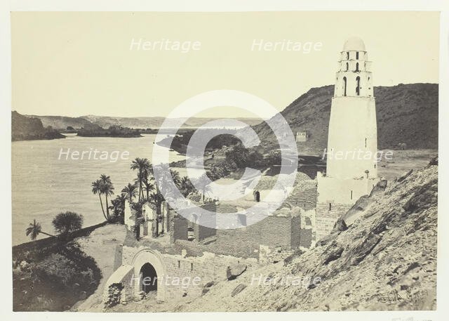 Ruined Mosque Near Philæ, 1857. Creator: Francis Frith.