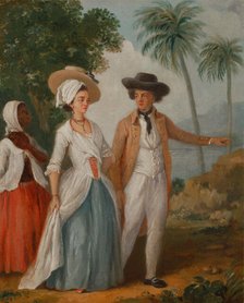 Planter and his Wife, with a Servant;Planter and his wife, attended by a servant, ca. 1780. Creator: Agostino Brunias.