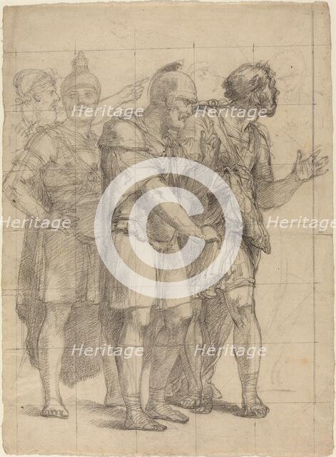 Four Standing Warriors, c. 1820. Creator: Pietro Fancelli.