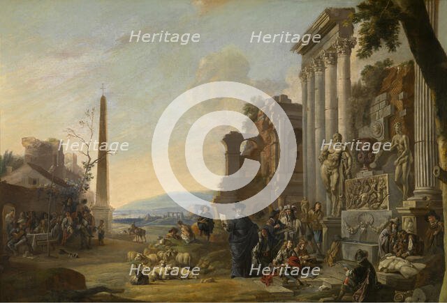 The Study of Art at Rome, 1662. Creator: Anton Goubau.