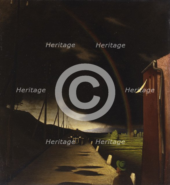 Landscape with Rainbow , 1930.