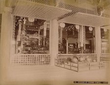'Interior of Chionin Temple, Kioto', c1890-1900. Artist: Unknown.