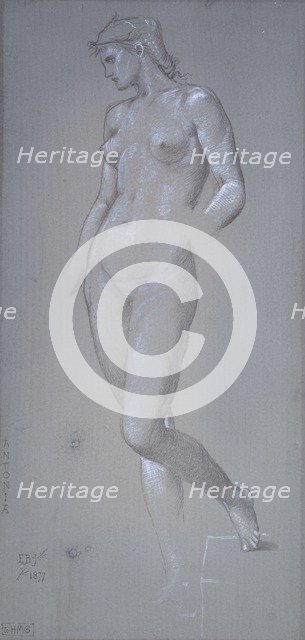 Antonia, 1877. Artist: Sir Edward Coley Burne-Jones.