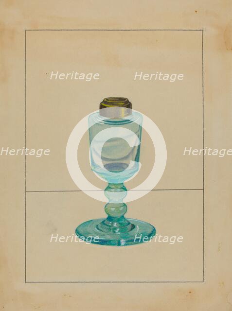 Lamp, c. 1940. Creator: S. Brodsky.