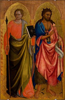 Saint Thomas and Saint John the Baptist, First third of the 15th cen.. Creator: Bicci di Lorenzo (1373-1452).