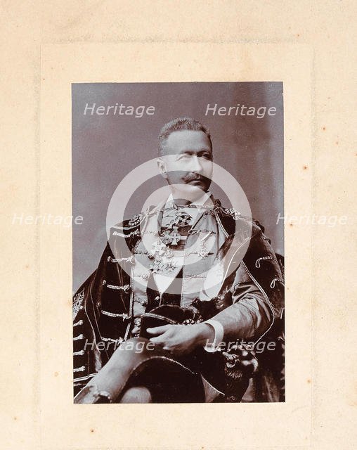 Portrait of pianist and composer Géza Zichy (1849-1924), 1900s. Creator: Anonymous.