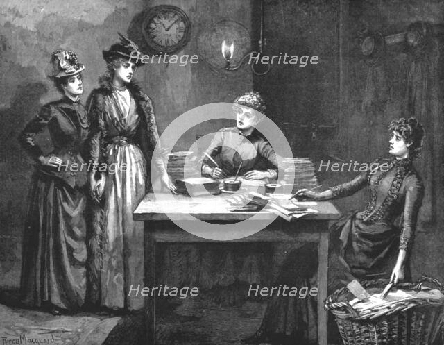 'Madame Leroux'; By Francis Eleanor Trollope; 'I hope we do not disturb you. We were told to come in Creator: Percy Macquoid.