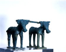 Bronze oxes, from Castellet de Banyoles, Tivissa (Tarragona).