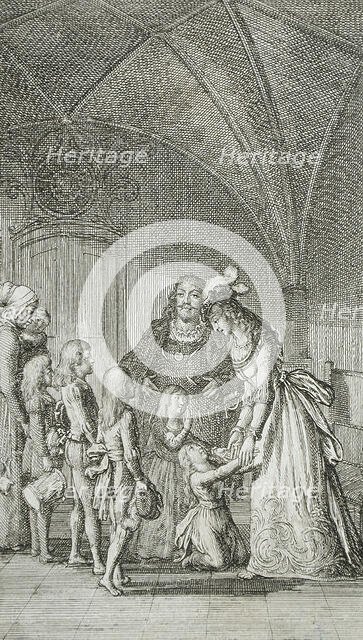 Title Page for W.G. Becker's 'Beatrice Cenci', c1794. Creator: Daniel Nikolaus Chodowiecki.