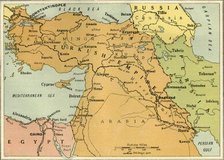 'Map to Illustrate the Mesopotamian Expedition', 1919. Creator: George Philip & Son Ltd.