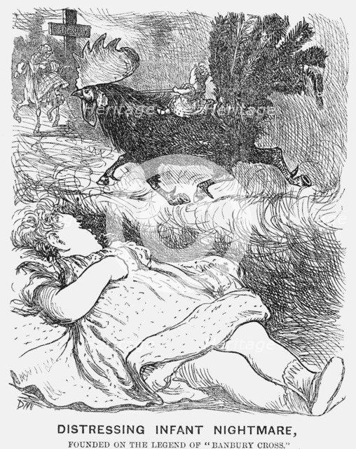 'Distressing Infant Nightmare', 1865. Artist: George du Maurier