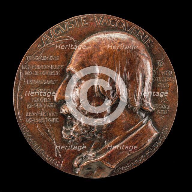 Auguste Vacquerie, 1819-1895, Writer and Critic, 1885. Creator: Désiré Ringel d'Illzach.