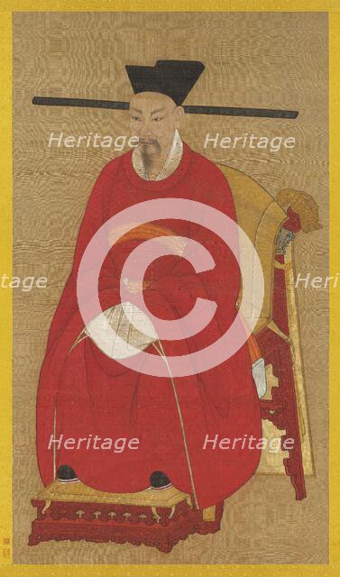 Portrait of the Emperor Lizong of Song (1205-1264). Creator: Chinese Master.