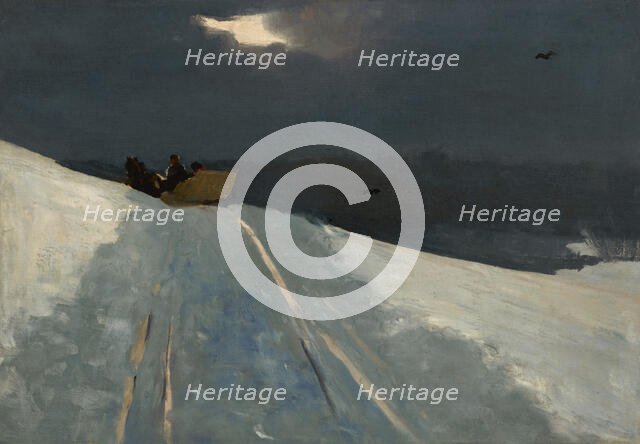 Sleigh Ride, c1890-95. Creator: Winslow Homer.